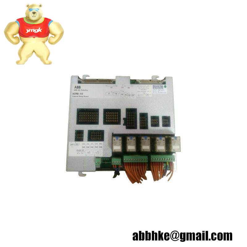 ABB ACRB-03 3HNE08250-1 3HNE06225-1 Safety Cabinet Relay Board