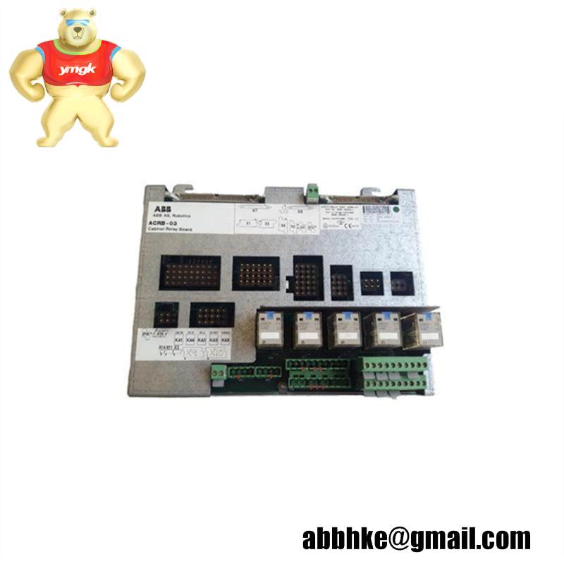 ABB ACRB-03 3HNE08250-1 Safety Cabinet Relay Board