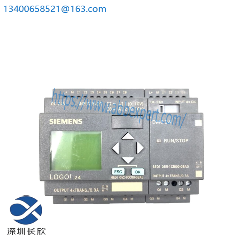 SIEMENS 6ED1 052-1CC00-0BA5 LOGIC MODULE, DISPLAY