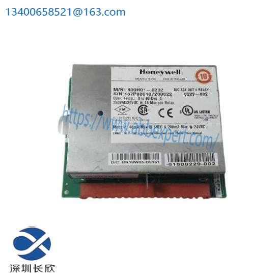 900H01-0202 Honeywell Digital Output, Relays, 8 Channel