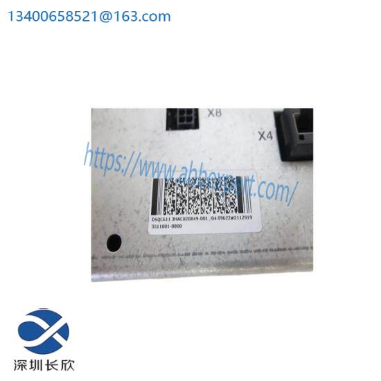 ABB 3HAC020849-001 Contactor board Unit DCS MODULE