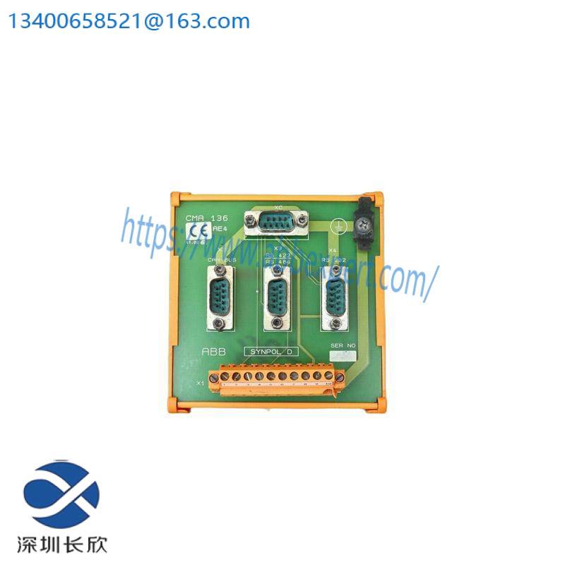 ABB CMA136 3DDE300416 Generator Relay Terminal Board