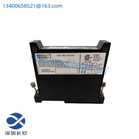 Bently Nevada 1701/25 FieldMonitor Seismic Input Monitor