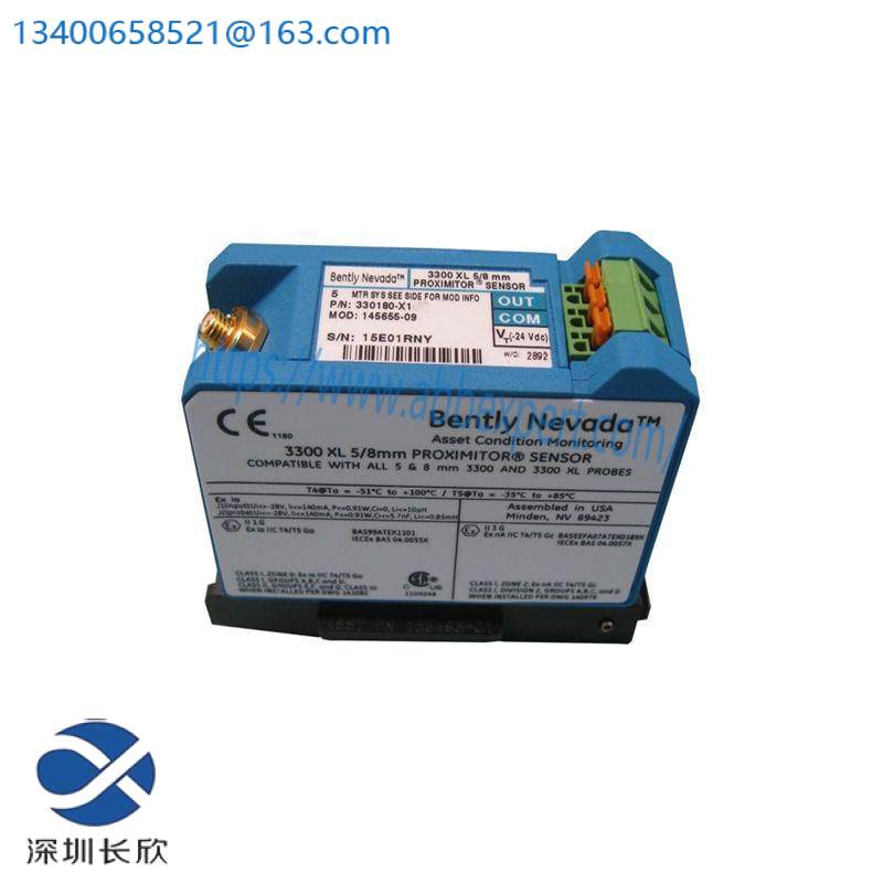 BENTLY NEVADA 330180-X2-05 MOD: 181634-02 Proximity Sensor