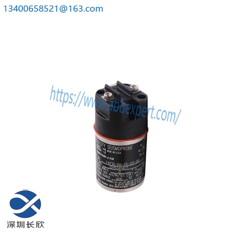 BENTLY NEVADA 74712-06-05-03-00 High Temperature Velocity Seismoprobe