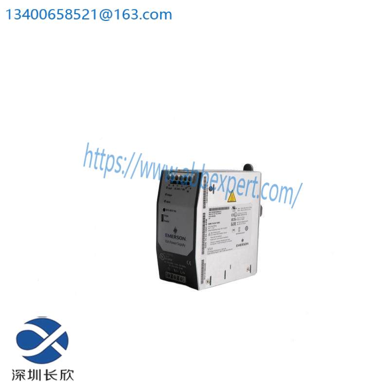 EMERSON 1X01046H01L Power supply module