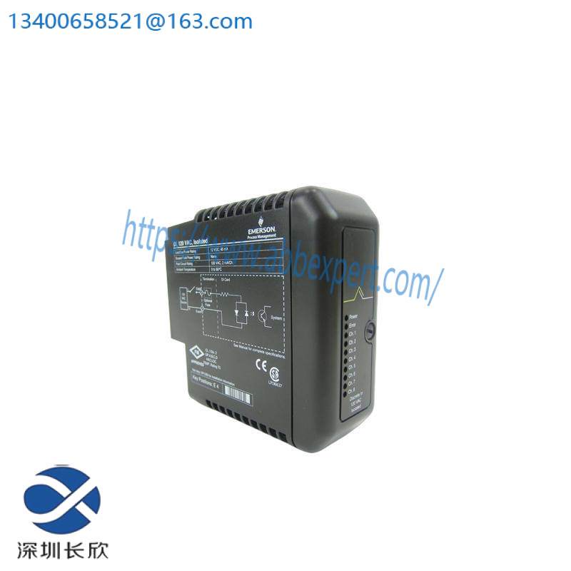 Emerson KJ3001X1-CA1 12P1980X062 DISCRETE INPUT MODULE