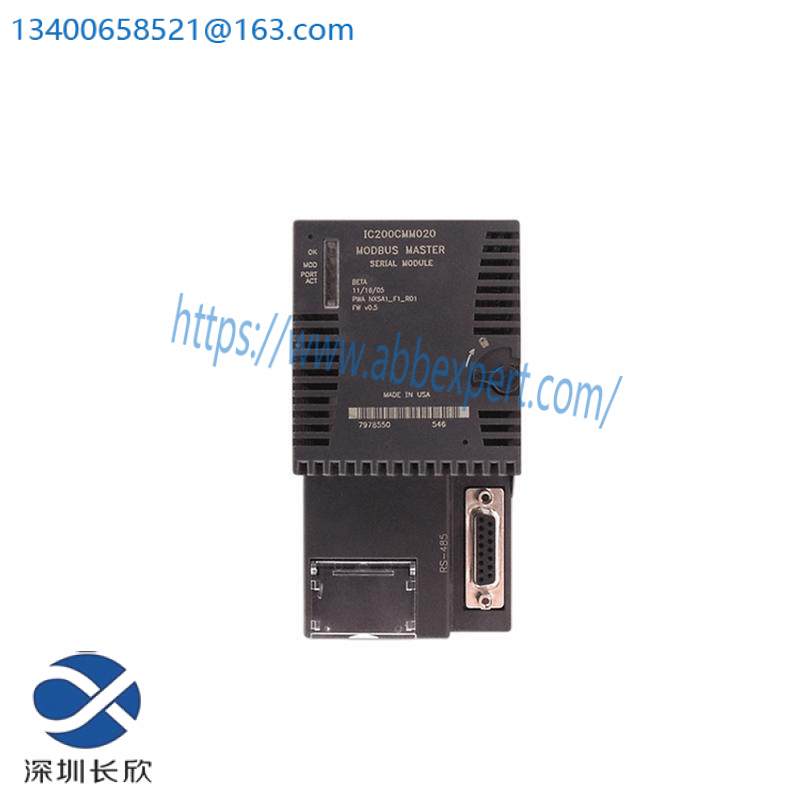 GE IC200CMM020 MODBUS MASTER MODULE