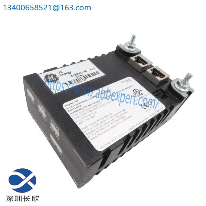 GE IS220PAICH1B 10 analog input and 2 analog outputs