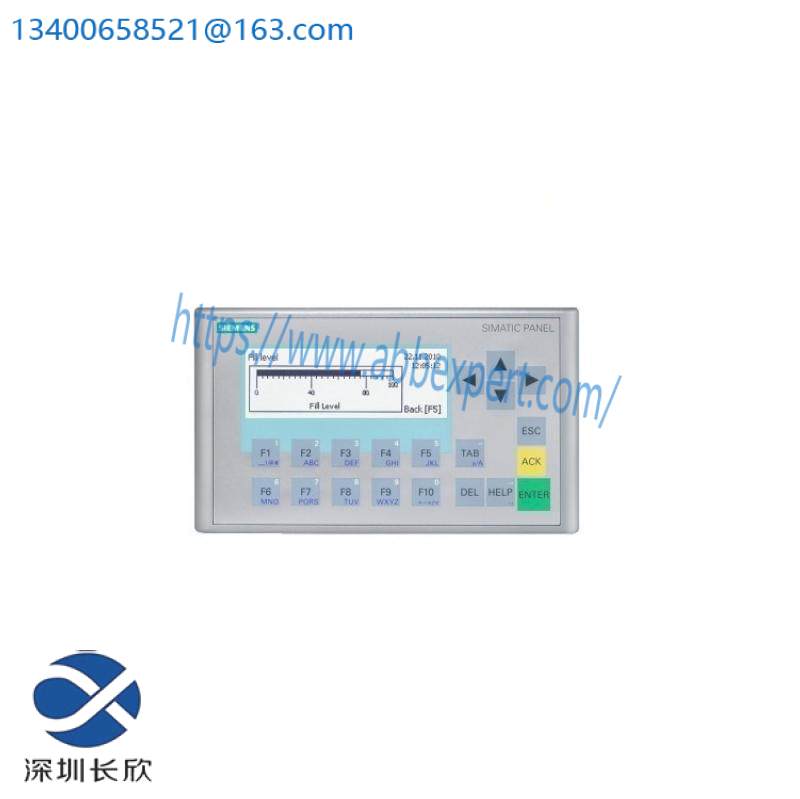 SIEMENS 6AV6647-0AH11-3AX0 BASIC PANEL