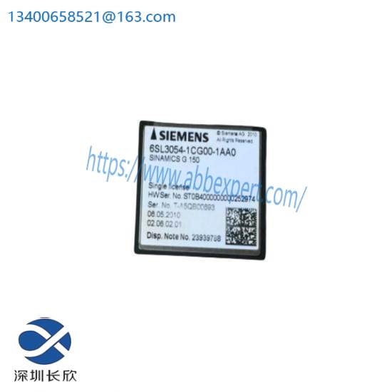 Siemens 6SL3 054-1CG00-1AA0 Compact Flash Card