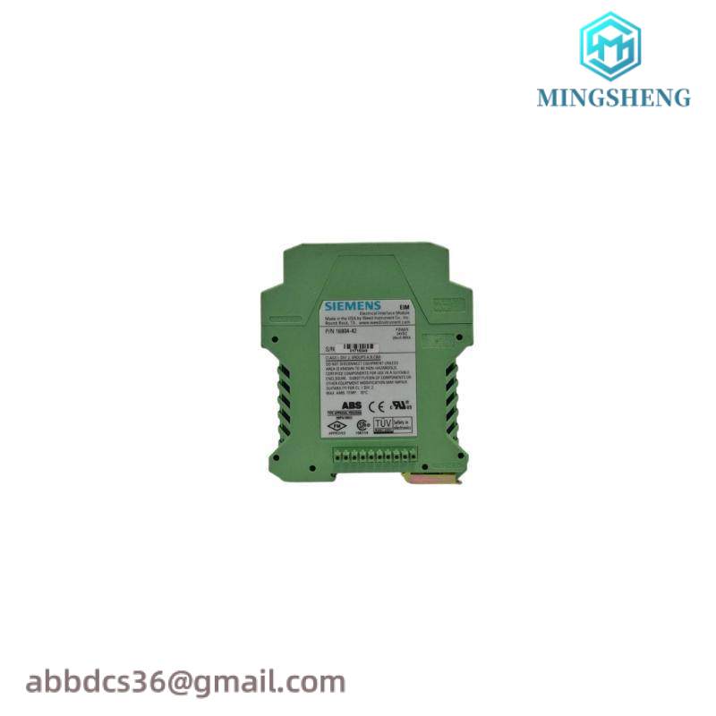 SIEMENS 16804-42 EIM ELECTRICAL INTERFACE MODULE