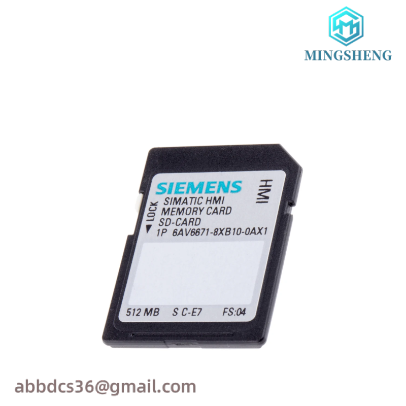 Siemens 6AV6671-8XB10-0AX1 SIMATIC SD memory card