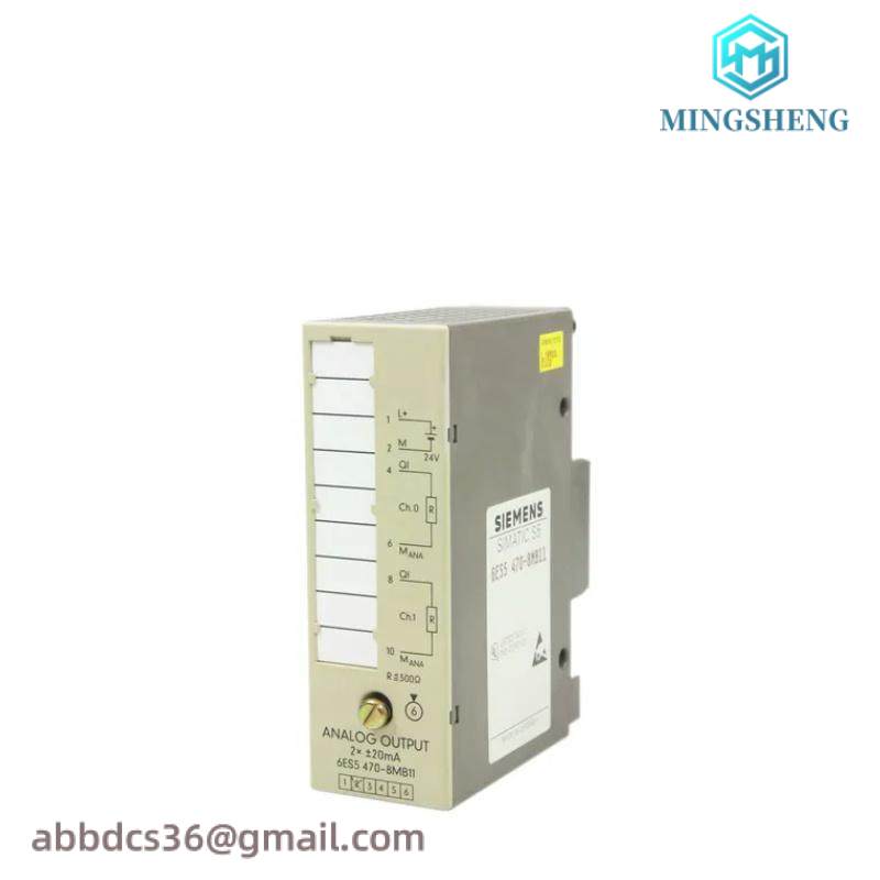 SIEMENS 6ES5470-8MB11 Analog Output Module