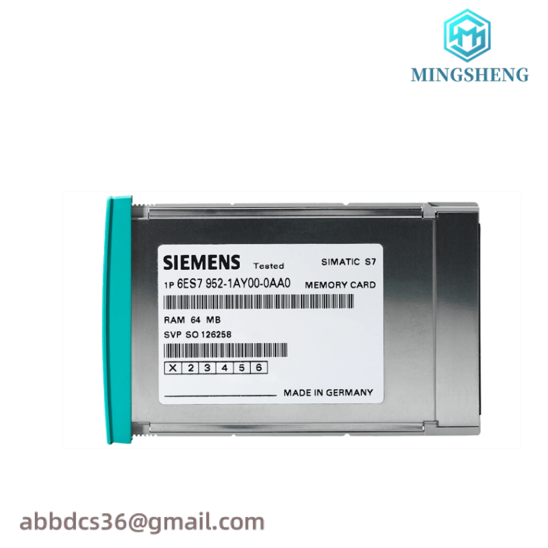 SIEMENS 6ES7952-1AK00-0AA0 RAM Memory Card