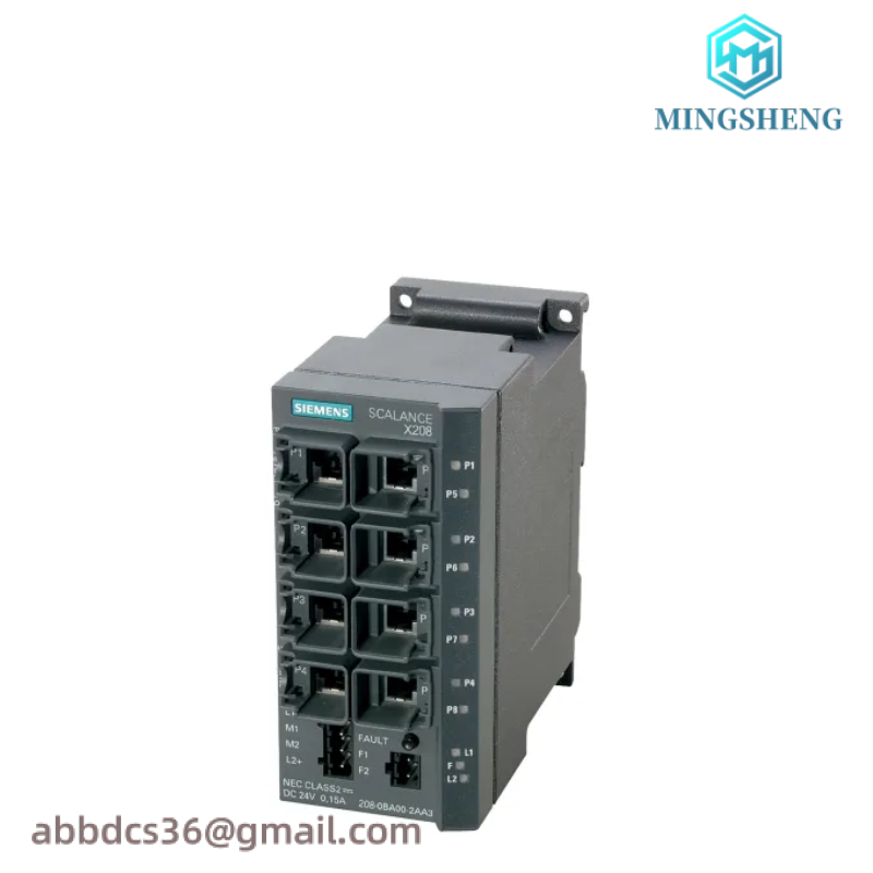 SIEMENS 6GK5208-0BA10-2AA3 SCALANCE X208