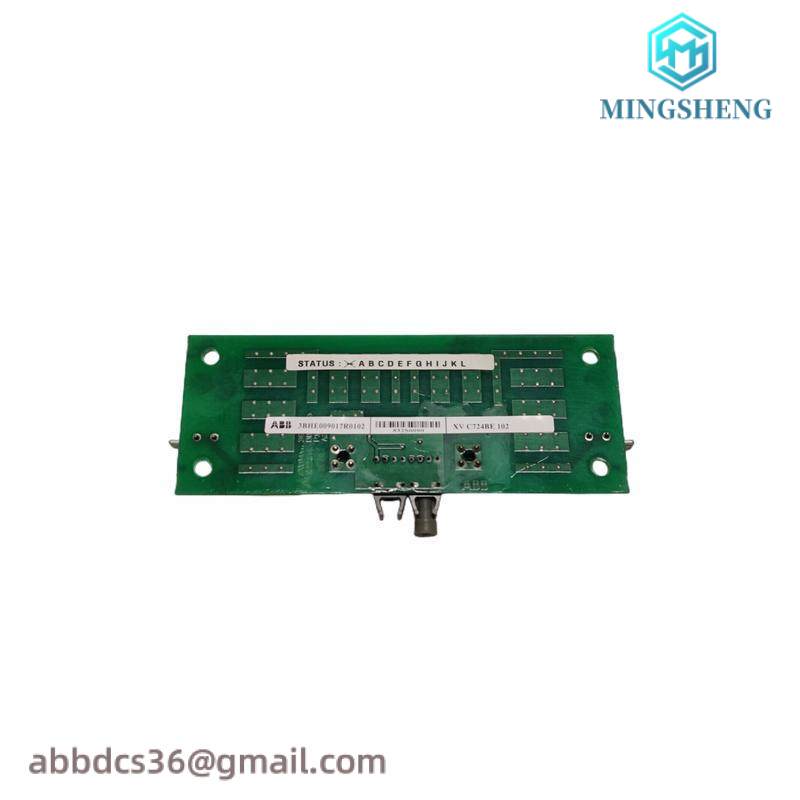 ABB 3BHE009017R0102 XV C724BE Vlscd-board