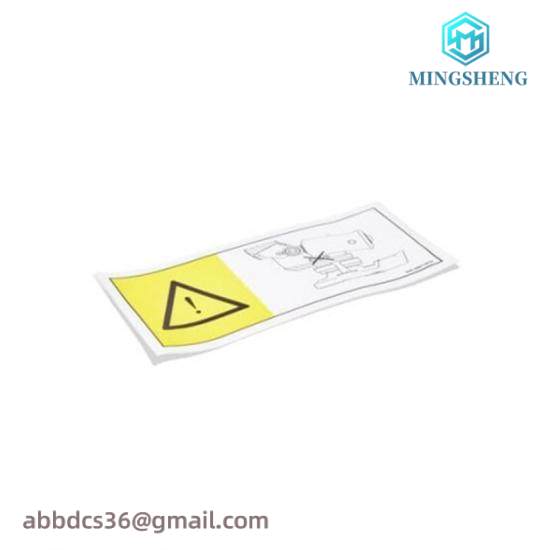 ABB 3HAC020611-001 Warning label robotic parts