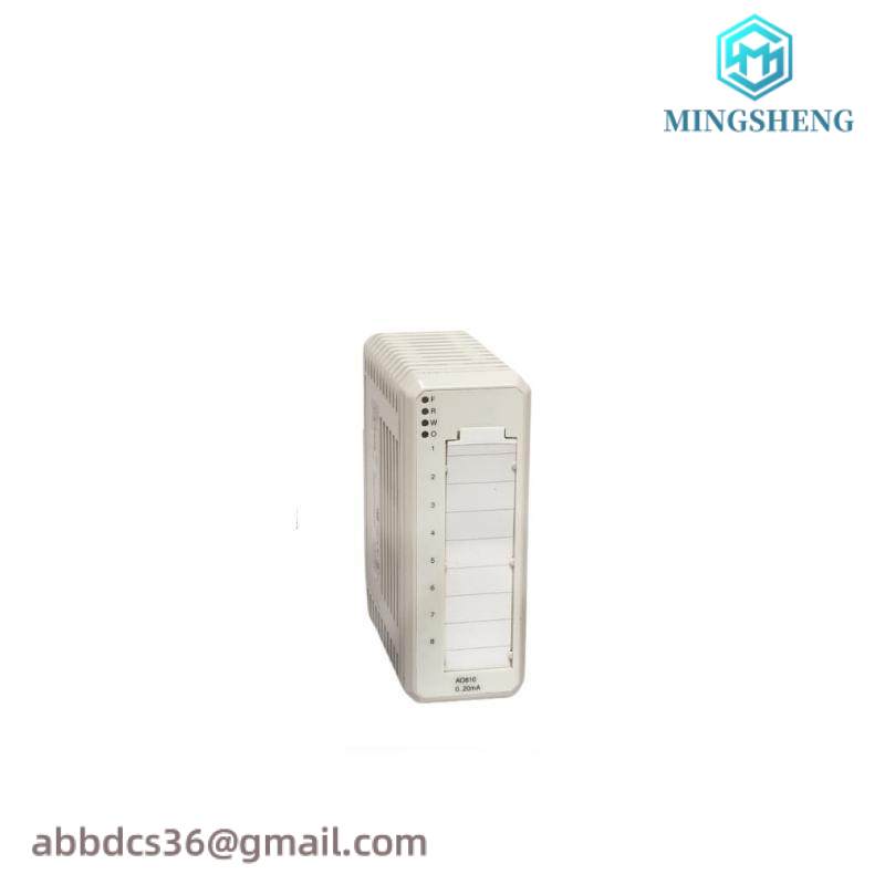 ABB AO810 3BSE008522R1 AO810 Analog output 1x8 ch