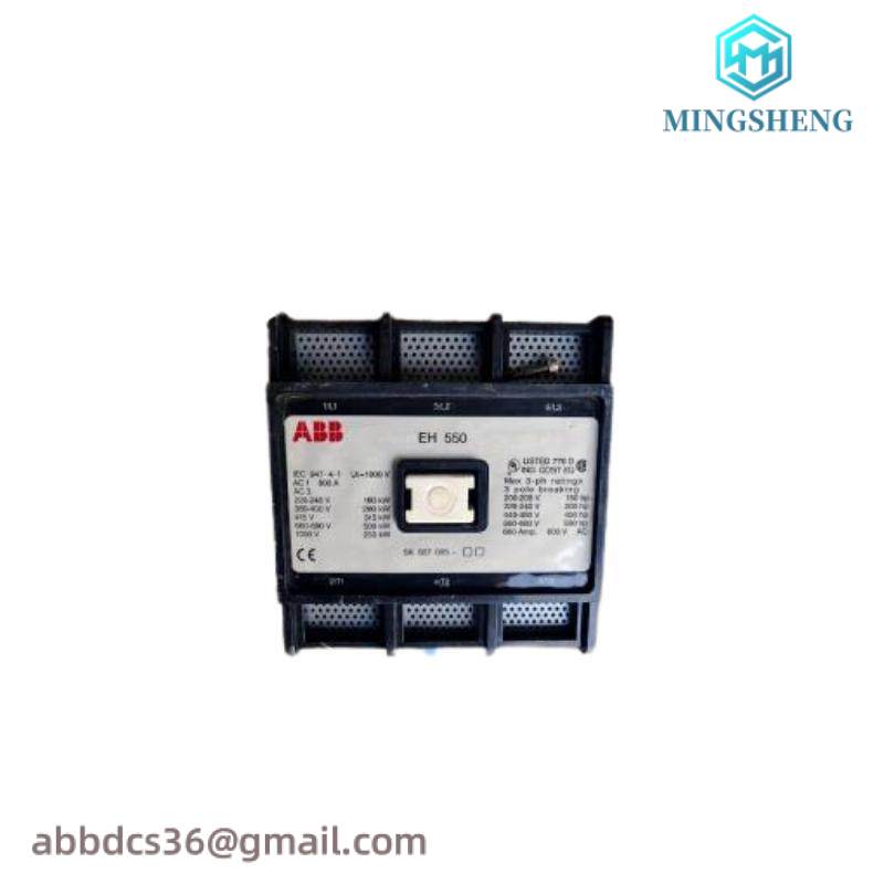 ABB EH550G 3P CONT.110VDC W/RECT.120V
