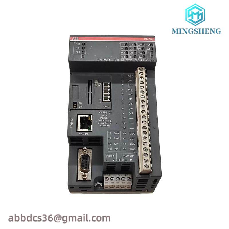 ABB PM554-T-ETH A0 PLC Automation CPU