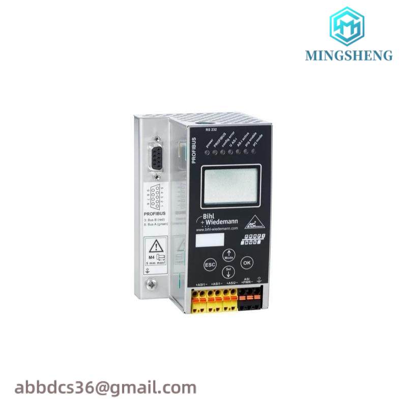 B+W BWU1569 AS-i 3.0 PROFIBUS Gateway in Stainless Steel, 2 masters