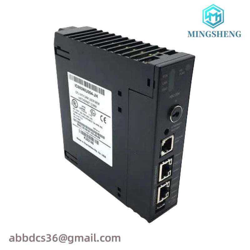 GE IC693NIU004  Ethernet Network Interface Unit