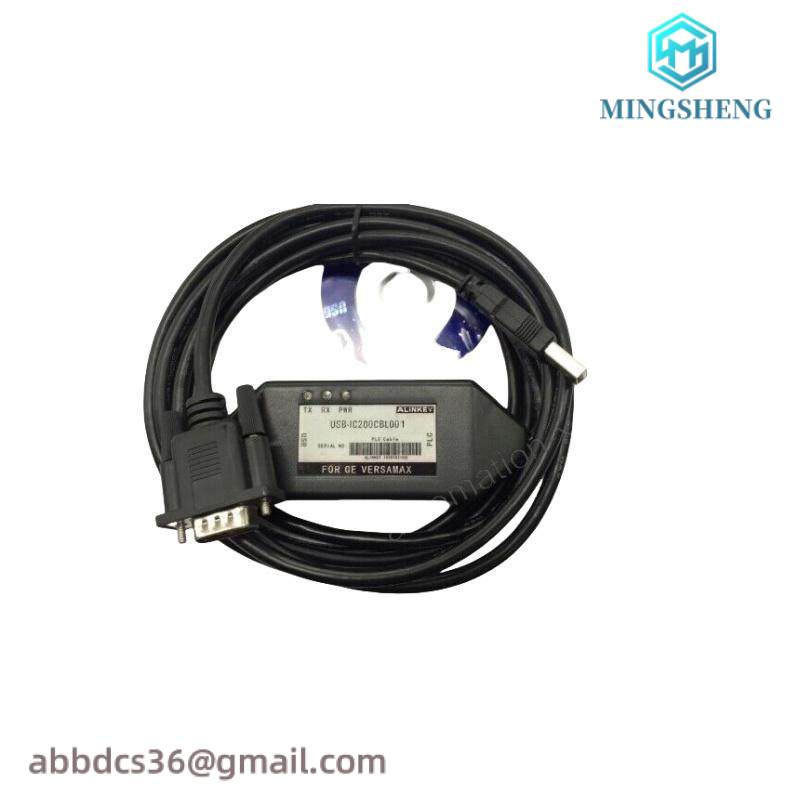 GE IC200CBL001 Communications Programming Serial Cable