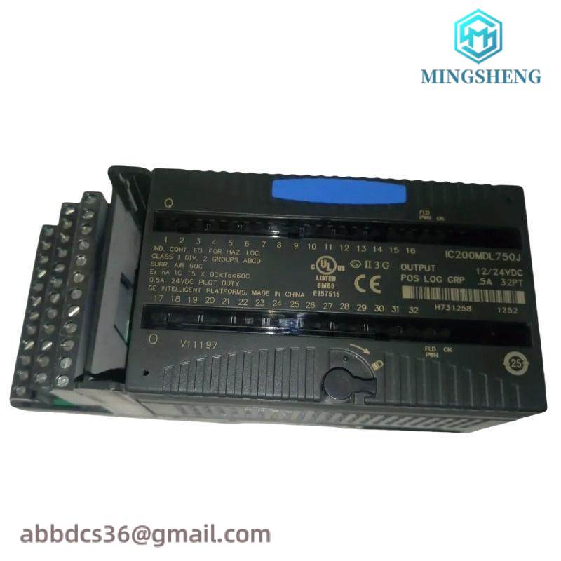 GE IC200MDL750J VersaMax output module