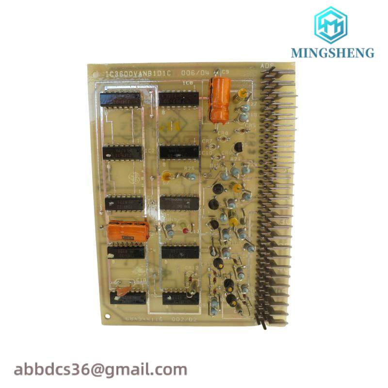 GE IC3600VANB1D1C Control PLC Annunciator Board