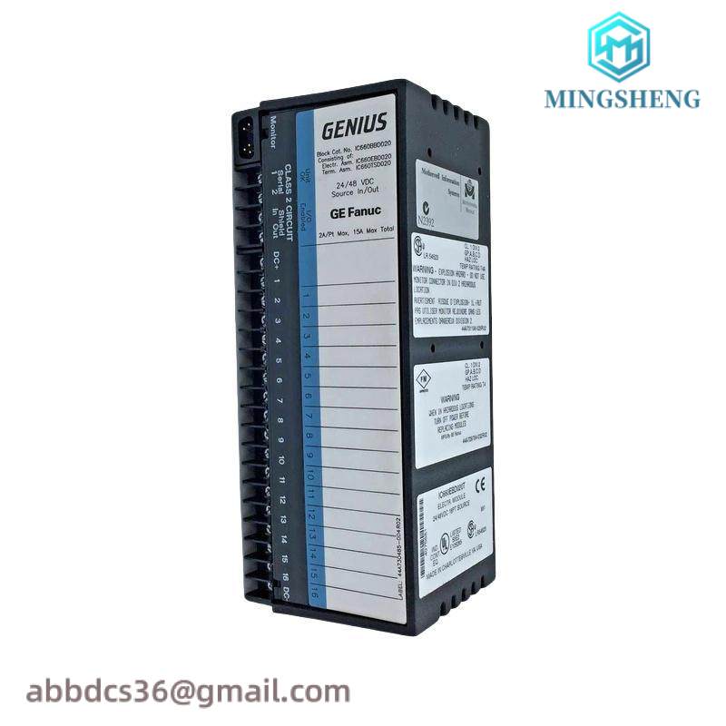 GE IC660BBD020 I/O Interface Block