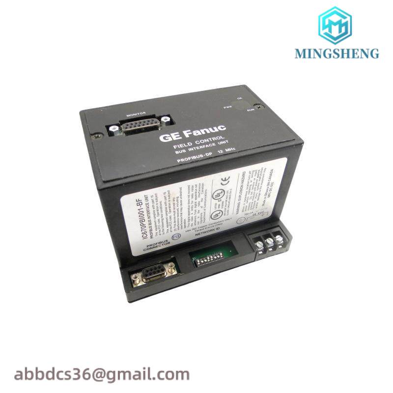 GE Fanuc IC670PBI001 Profibus Bus Interface Unit