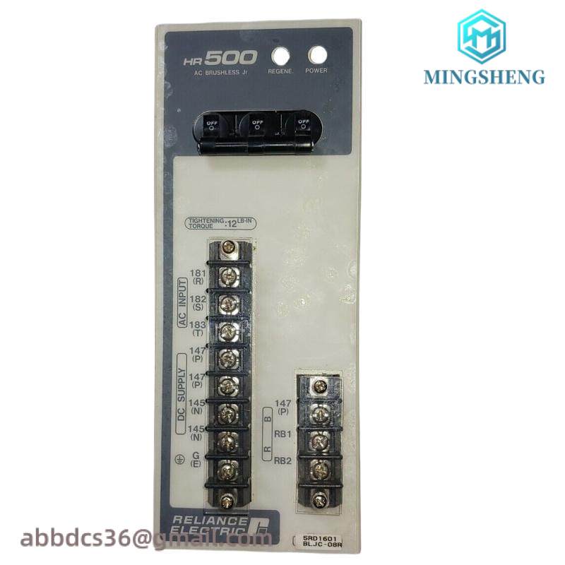 RELIANCE ELECTRO HR500 BLJC-08R 5RD1601 Servo Drive