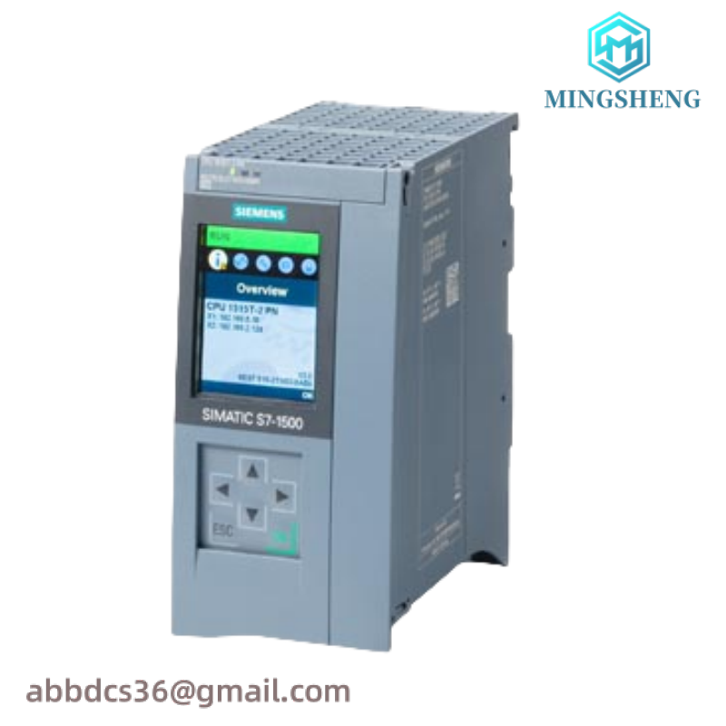 SIEMENS 6ES7515-2TN03-0AB0 central processing unit with 1.5 MB work memory.