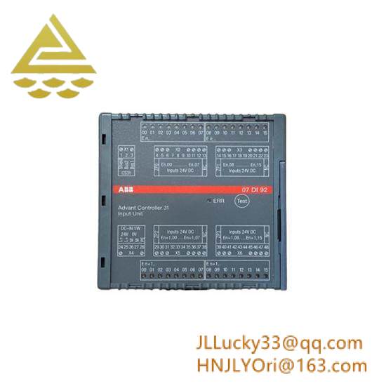 ABB 07DI92 WT92 GJR5252400R4101 Digital I/O module