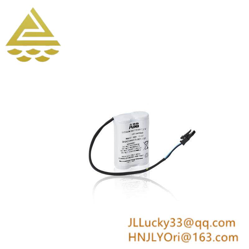 ABB 3HAC044075-001 SMB Battery for ABB Robot CPU