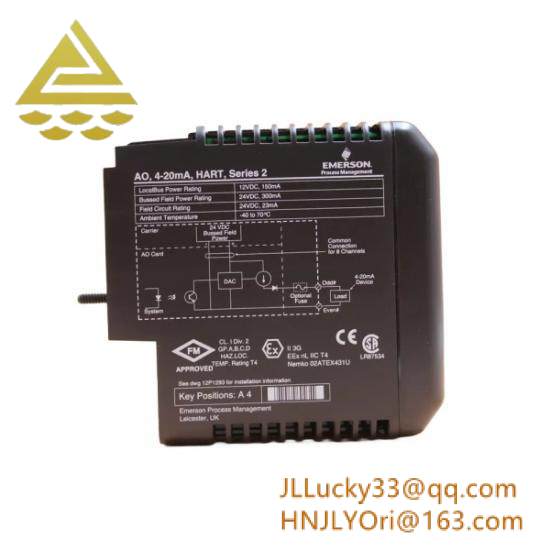 Emerson DeltaV VE4005S2B1 Analog Output Card