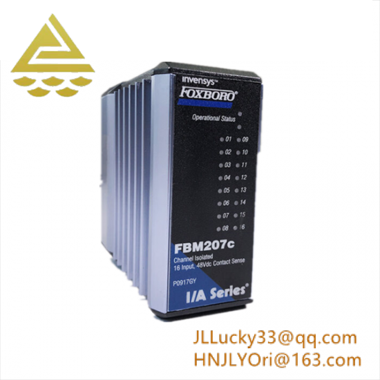 FOXBORO FBM207C P091GY 16 Channel 48Vdc Contact Input Interface Module