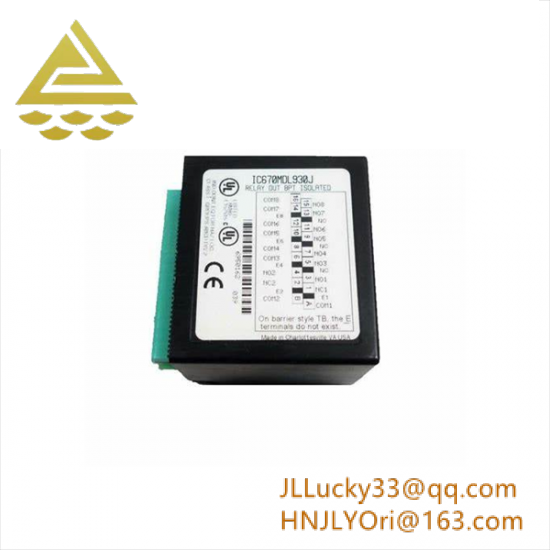 GE FANUC IC670MDL930 relay output module