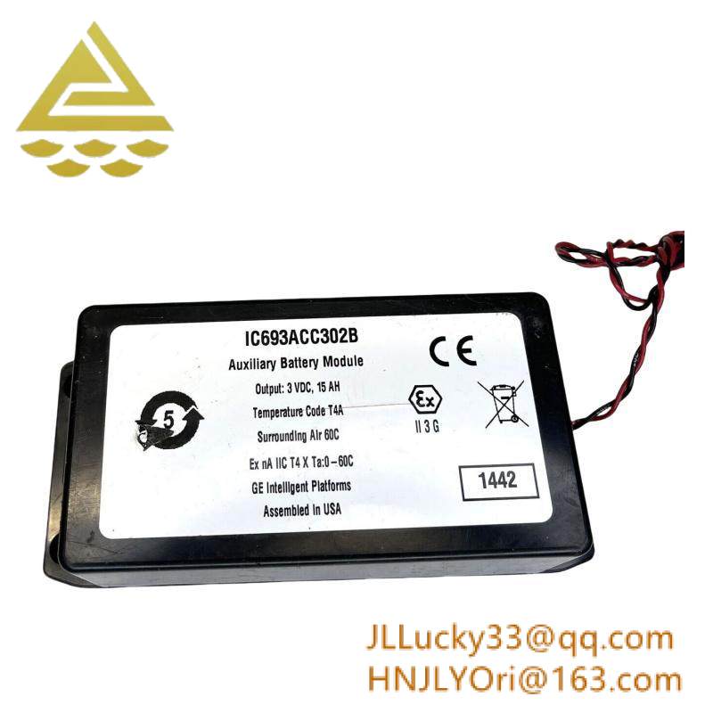 GE IC693ACC302B Auxiliary Smart Battery Module