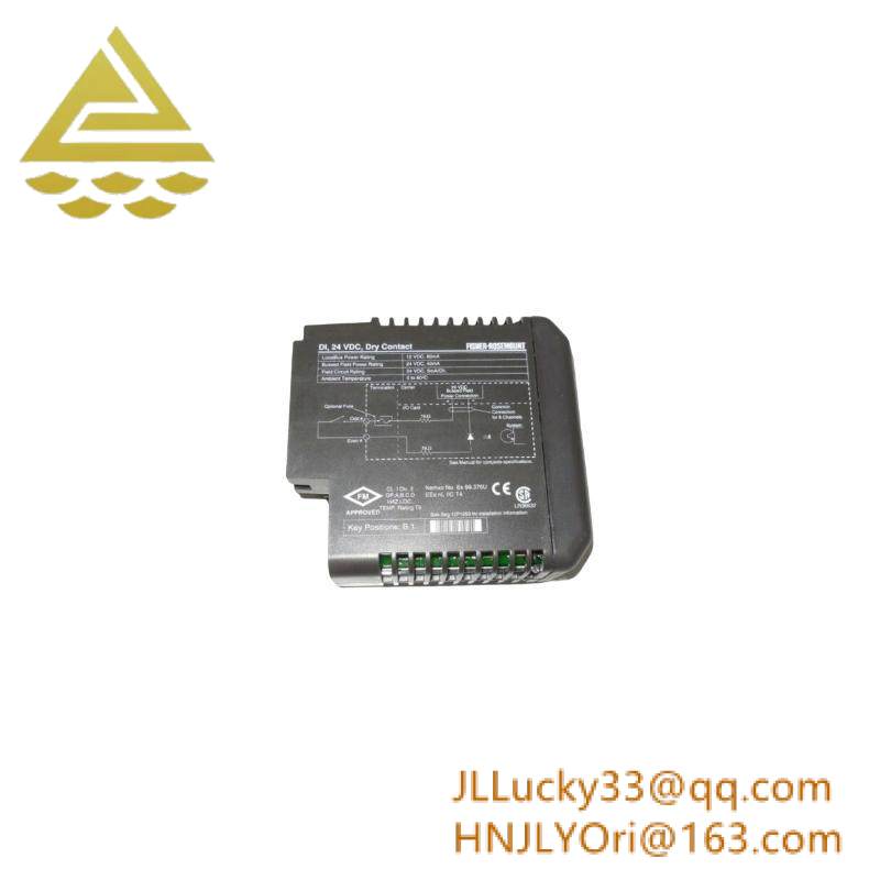 EMERSON KJ3001X1-BB1 12P0550X132 DI 8-Channel 24 VDC Dry Contact Card