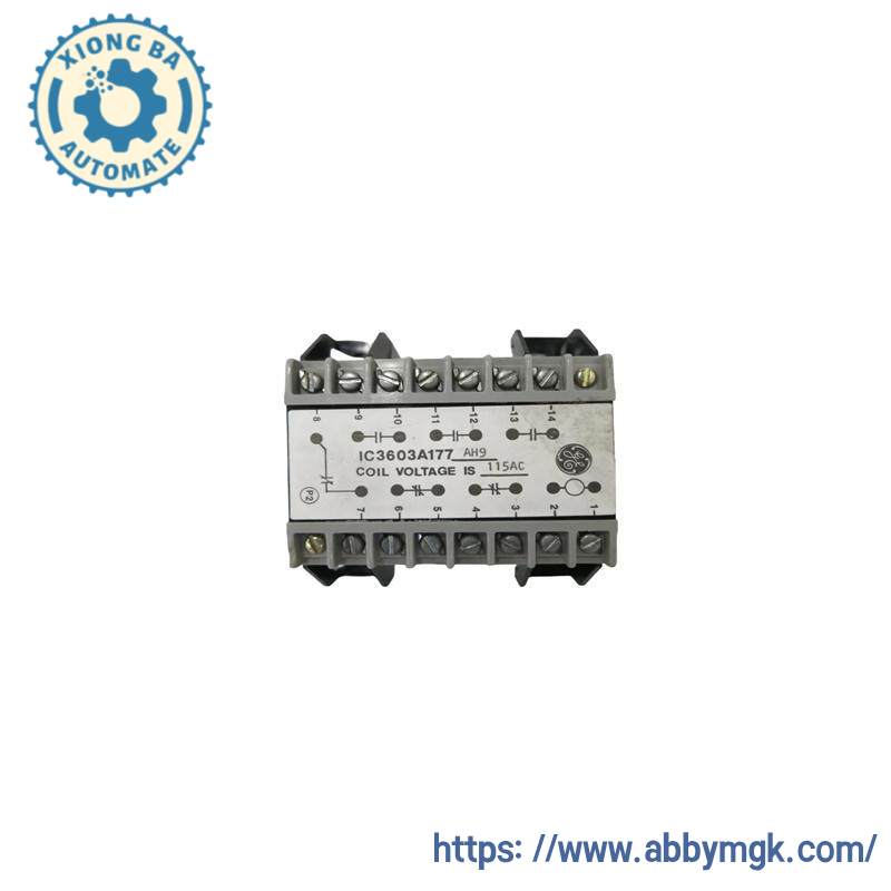 GE IC3603A177 RELAY MODULE