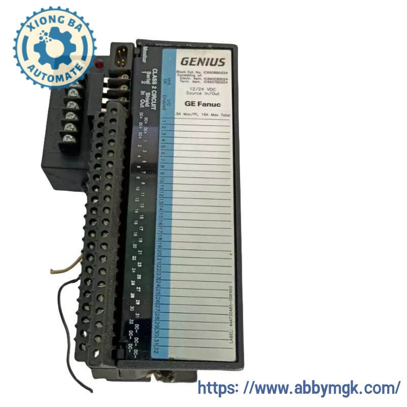 GE IC660BBD024 DC 32Circuit Source I/O Block