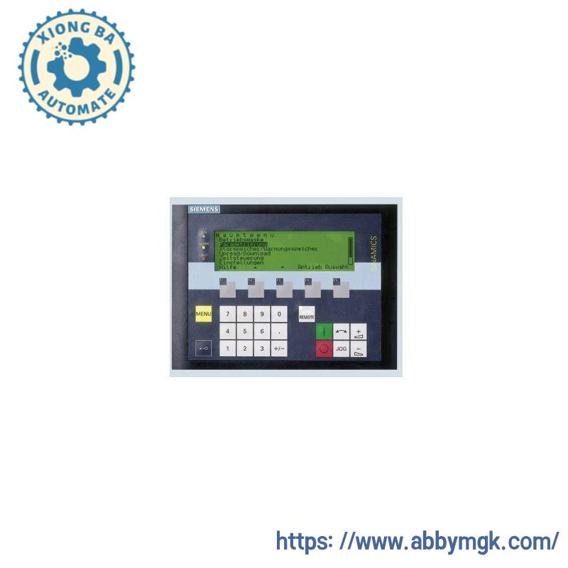 Siemens 6SL3055-0AA00-4CA5 Sinamics Operator Panel