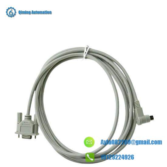 1761-CBL-PM02 8-Pin Mini DIN to 9-Pin D Shell RS232 Cable