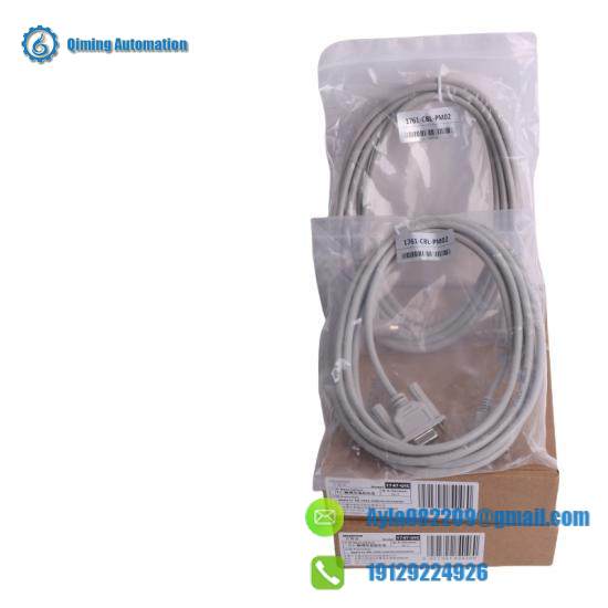 1761-CBL-PM02 8-Pin Mini DIN to 9-Pin D Shell RS232 Cable