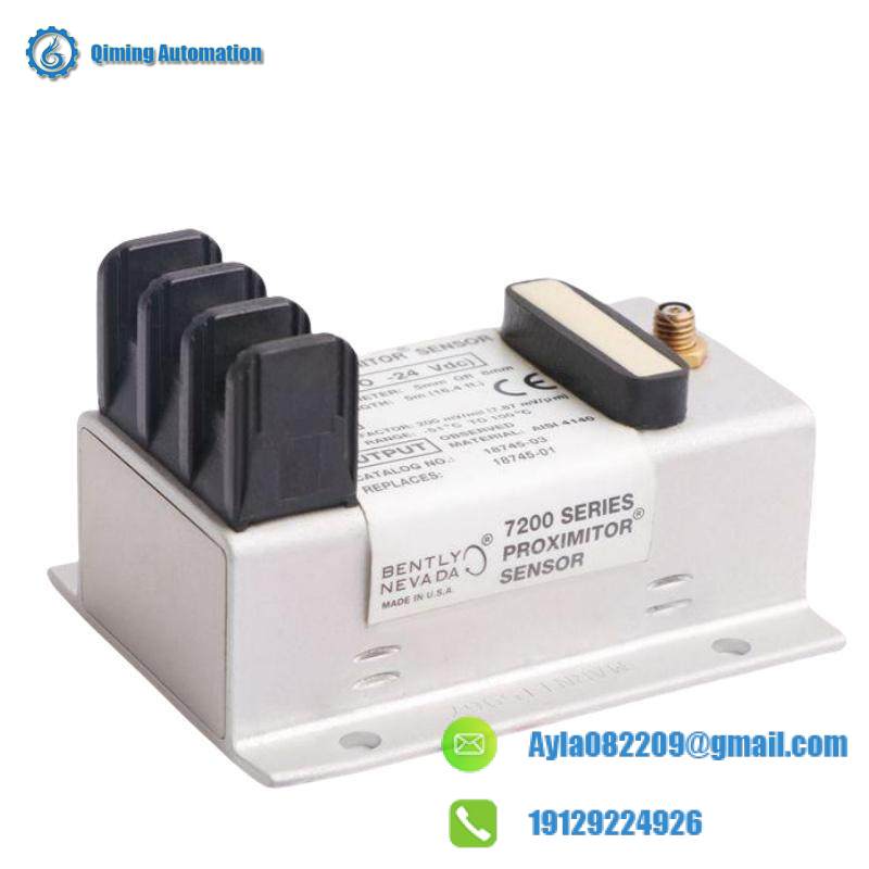 BENTLY NEVADA 1800/20-XX-90-02-00 MOD:158611-01 Vibration Monitor