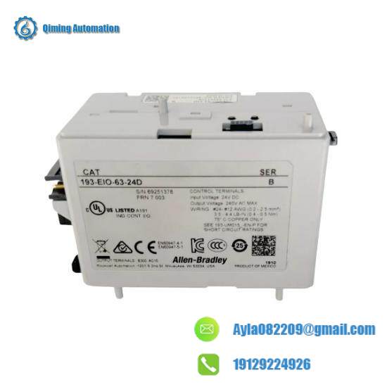 193-EIO-63-24D  193EIO6324D I/O Overload Control Module Relay
