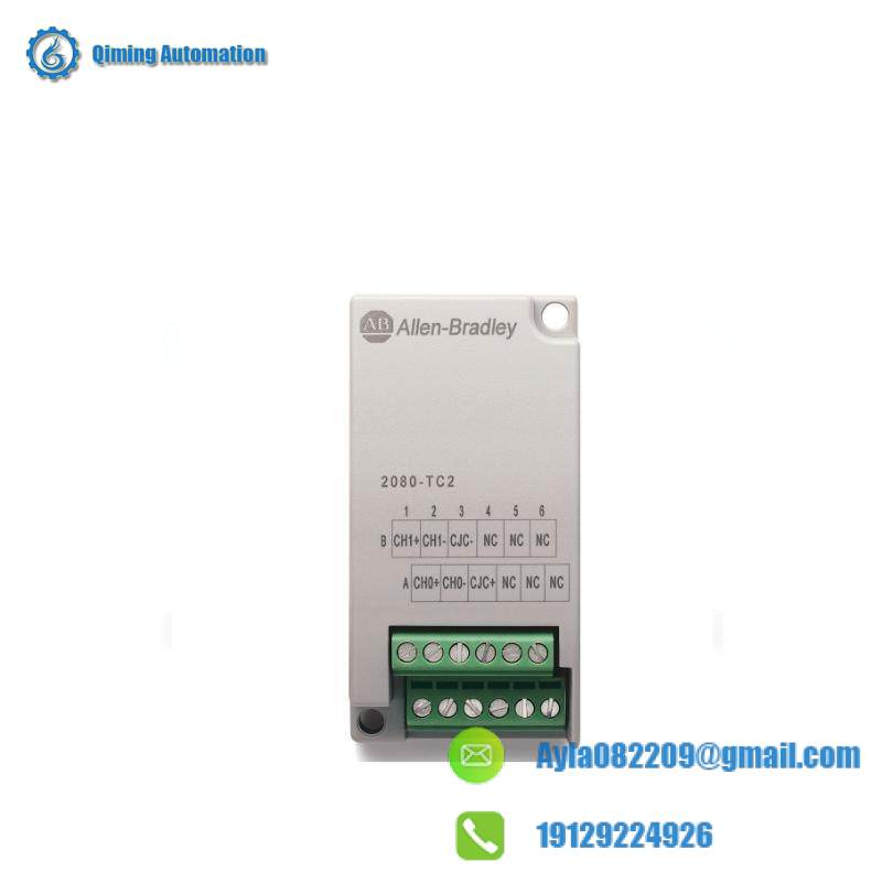 AB 2080-TC2 NON ISOLATED THERMOCOUPLE MODULE MIRCO 800