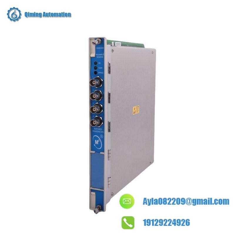 BENTLY NEVADA 3500/42M 140734-02M Proximitor Seismic Monitor
